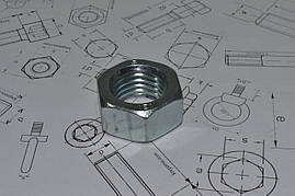 Шестигранні гайки М8 DIN 934, ГОСТ 5927-70, ГОСТ 5915-70 клас міцності 5.0, 6.0