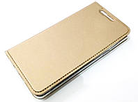 Чехол книжка KiwiS для Samsung Galaxy A5 a510f (2016) золотой