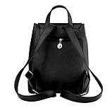 Рюкзак жіночий міський із клапаном і шнурком, фото 4