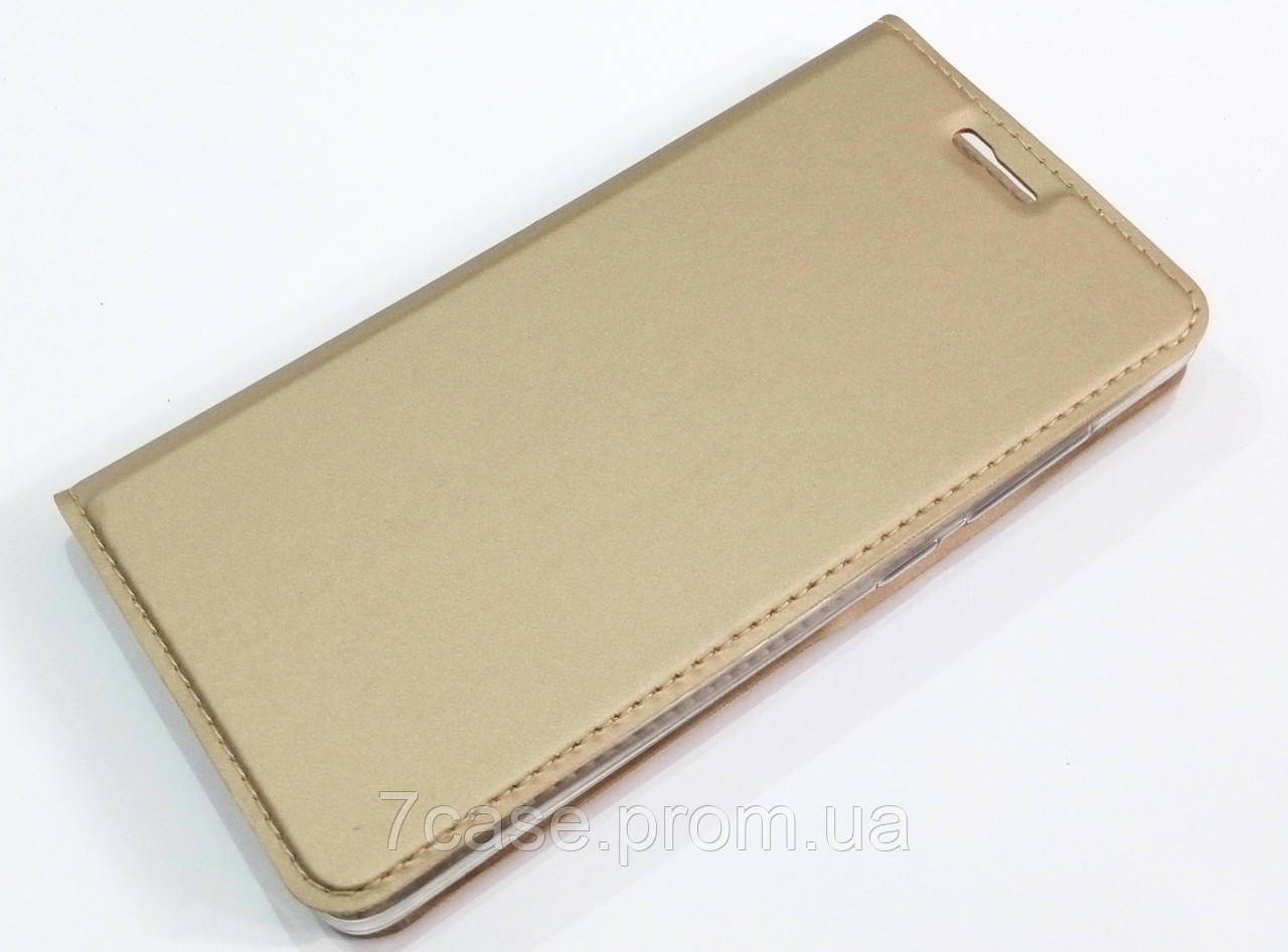 Чехол книжка KiwiS для Xiaomi Redmi 4 Pro (Prime) золотой