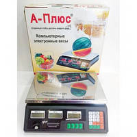 Комп'ютерні електронні ваги А-Плюс 30 кг