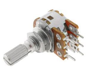 Потенціометр стерео R16110G-B5K L=20mm