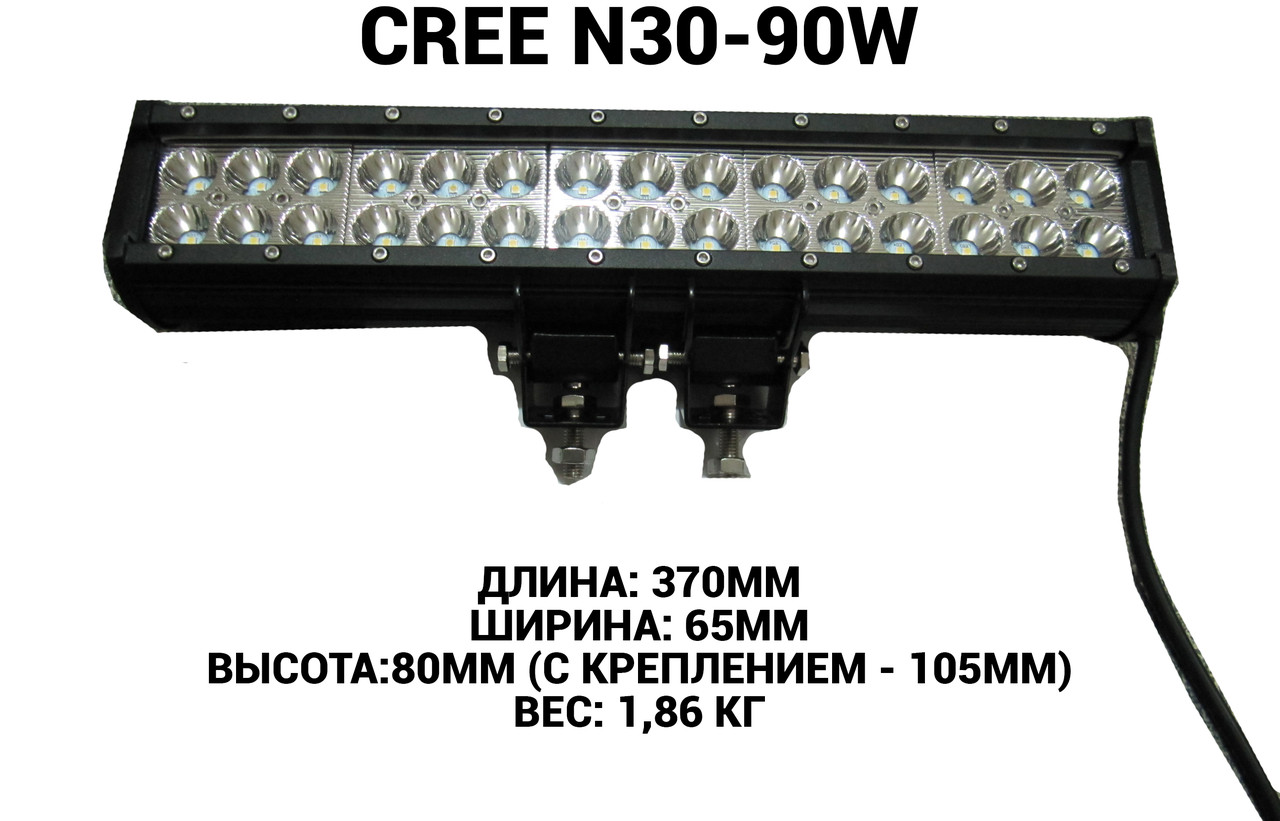 Світлодіодна балка (фара) CREE N30-90W