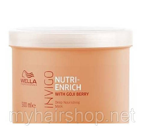 Поживна маска з ягодами годжі Wella Professionals Invigo Nutri-Enrich Deep Nourishing Mask 500 мл