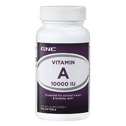 Вітаміни GNC VIT A 10000 100 caps