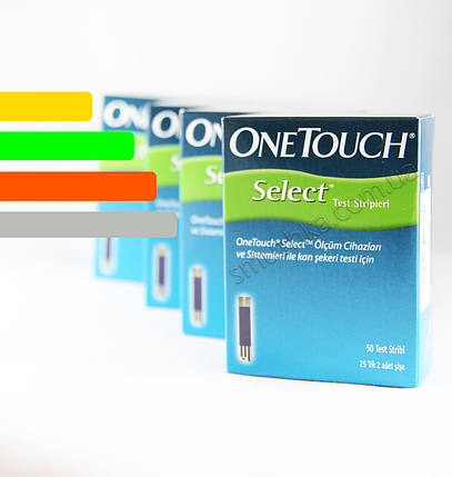 Тест смужки для глюкометра OneTouch Select #50 - Ван Тач Селект - АКЦІЯ від 5 упаковок!, фото 1