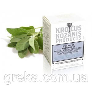 Травяной ЭКО чай с греческим красным шафраном и шалфеем - фото 2 - id-p2080398617