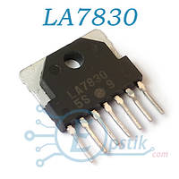LA7830, микросхема кадровой развертки, 60В, 4.5Вт, HSIP-7