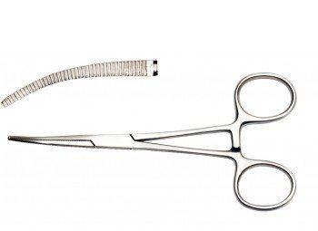 Затискач кровоспинний за Pean, тонкий, вигнутий. Довжина 14 см, фото 1