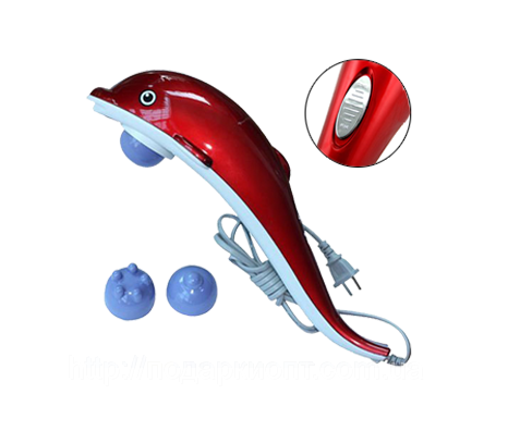 Вібромасажер для тіла Дельфін великий, ручний масажер Big Dolphin Massaser