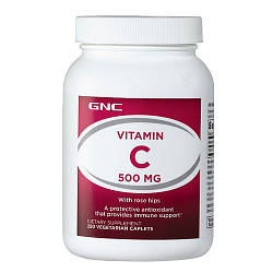 Вітаміни GNC VIT C 500 Rose Hips 250 tabs