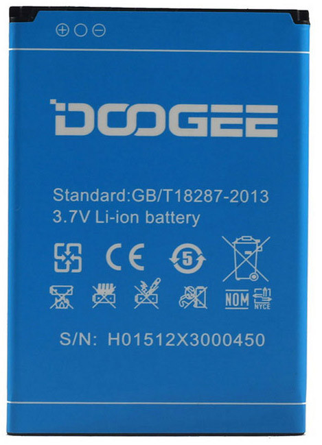 Акумулятор для телефона Doogee X3 (1800 mAh)