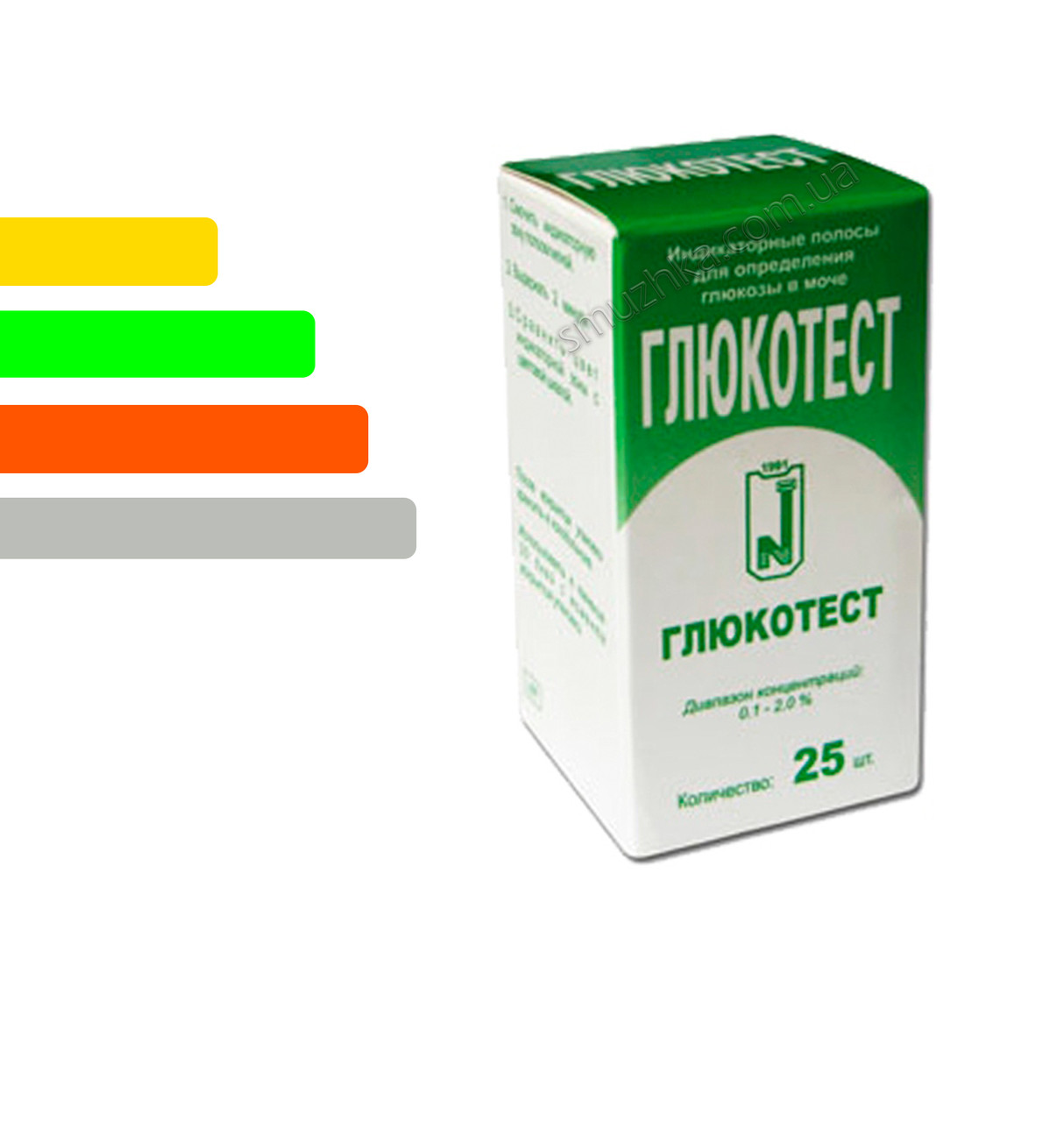 Тест-смужки Глюкотест #25