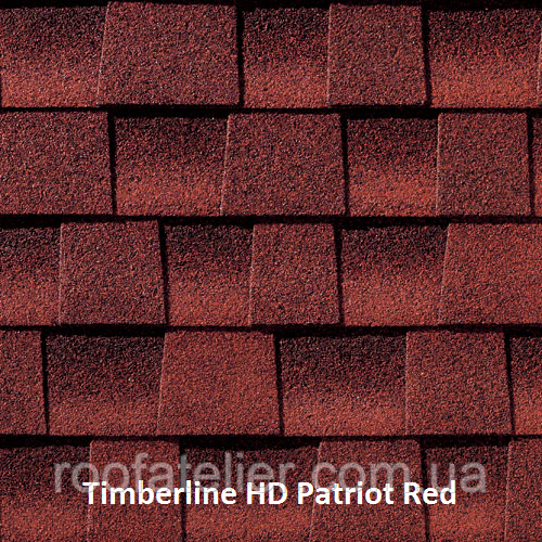 Бітумна черепиця GAF (ГАФ) Timberline HD Red Patriot