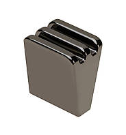 Ручка кнопка GANZA (Чорний хром)