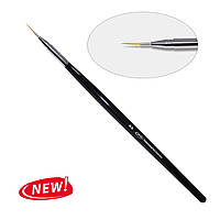 Пензель для дизайну кругла 0-s PNB, нейлон / Gel Brush round 0-s PNB, nylon 7D