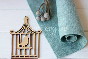 Фетр американський м'який 1,5 мм для рукоділля і творчості 92*91см 2703 Mediterranean Mist (Середземноморський туман)