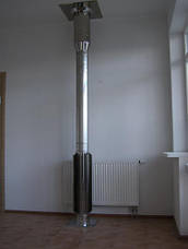 Труба-радіатор для димоходу 0,5 метра AISI 304, 321, фото 2