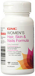 Вітаміни для жінок GNC Womens Hair Skin & Nails Formula 60 caps