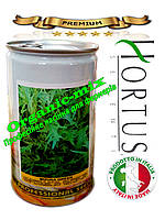Насіння, Салат Мізуна зелена / Mizuno green ТМ «Hortus» (Італія), банка 500 грамів