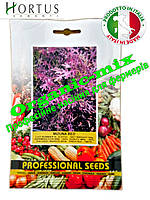 Насіння, Салат Мізуна червона/Mizuno red ТМ «Hortus» (Італія), проф. пакет 50 грамів, насіння