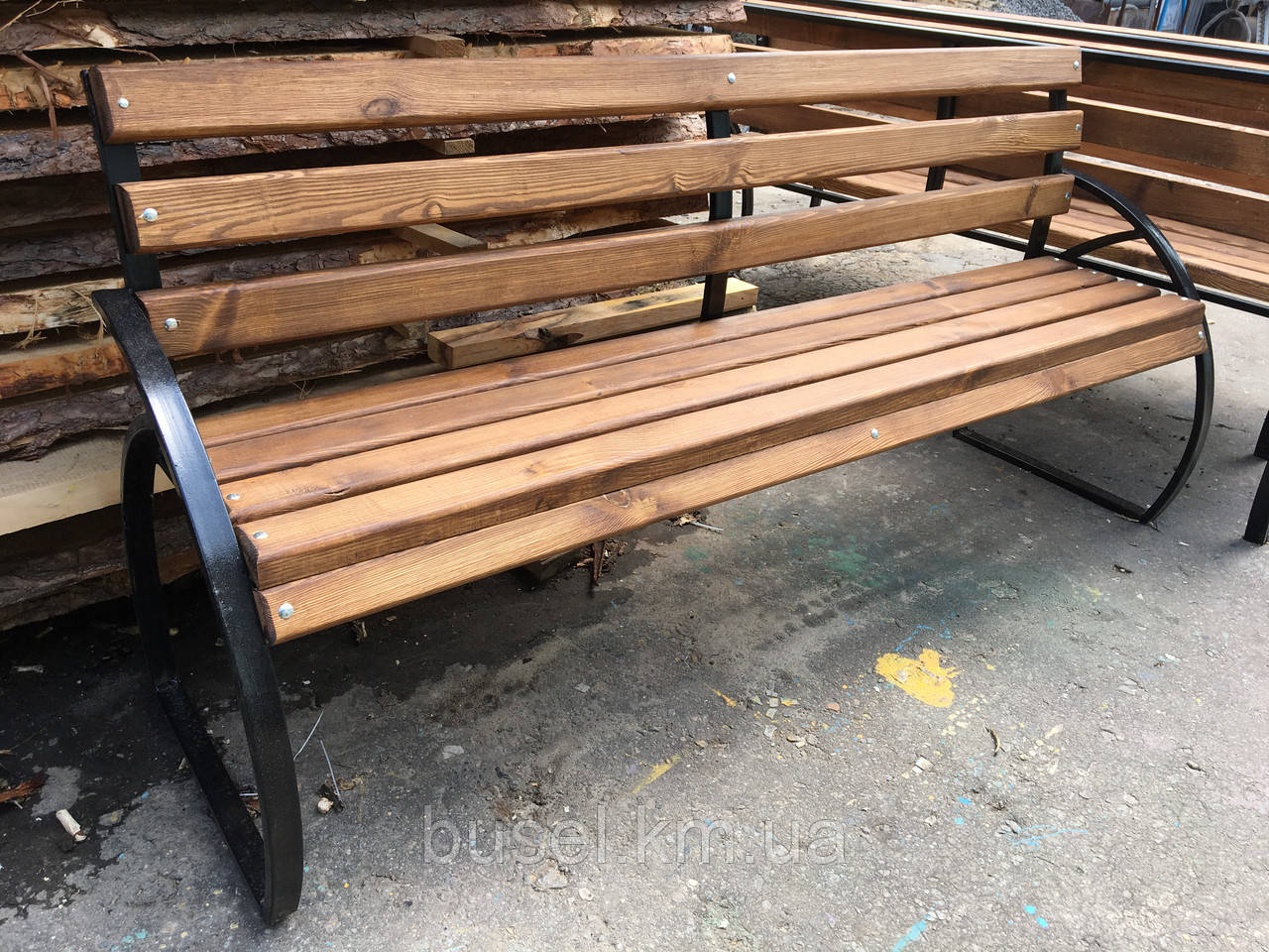 Лавка вулична, садова, 2000х500, доставка по Україні, фото 1