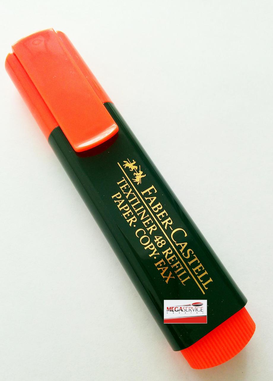 Маркер Faber Castell текстовий/Фабер Кастел/жовтогарячий