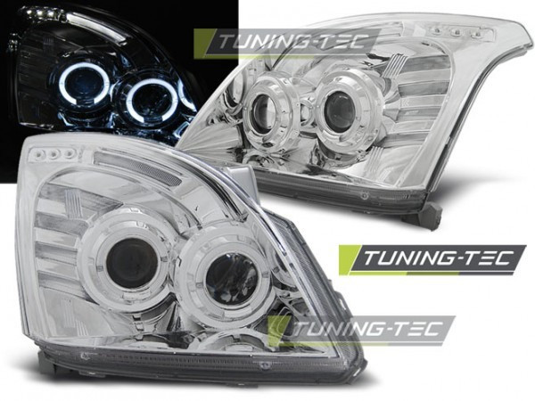Передні фари тюнінг оптика Toyota Land Cruiser LC Prado 120