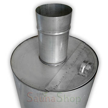 Бак на трубі для сауни нержавійка 1мм., 30л.