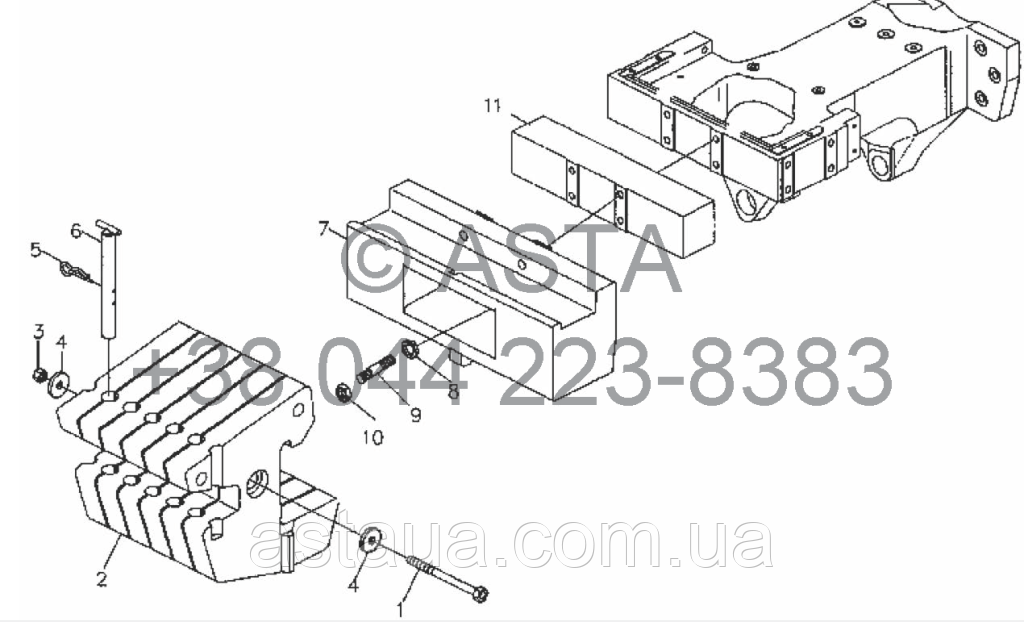 Отопление и вентиляция в сборе (дополнительно) на YTO X704 - фото 3 - id-p56745199