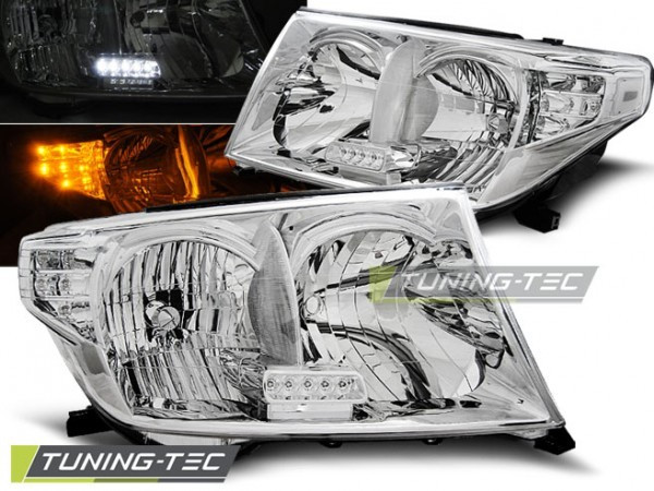 Передні фари тюнінг оптика Toyota Land Cruiser LC 200