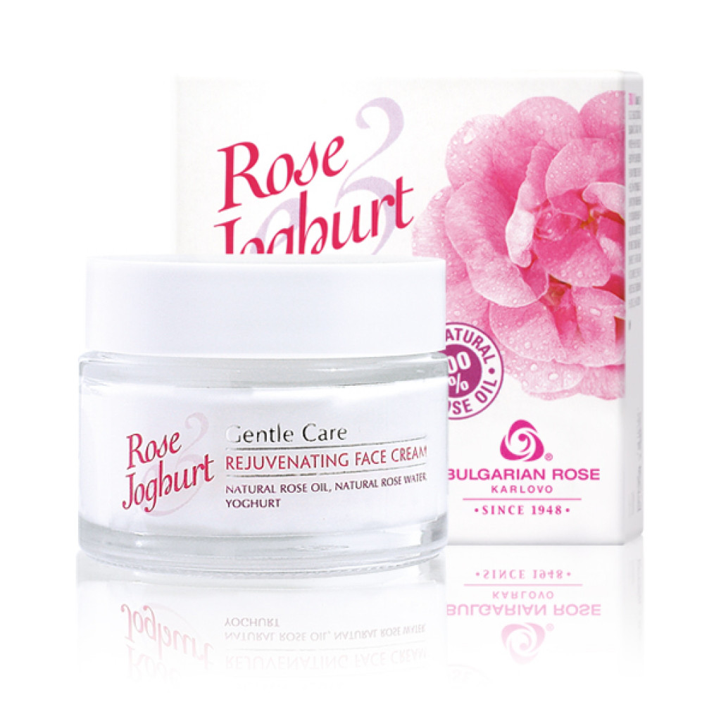 Омолоджуючий крем для обличчя Rose Joghurt від Bulgarian Rose 50 мл