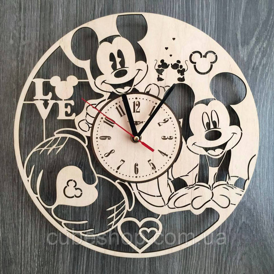 Дитячий настінний годинник "Мікі Маус"