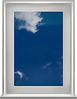 Вікно металопластикове одностулкове без відкривання глухе Глухар Рехау Rehau 60