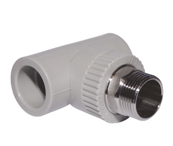 Трійник 63х2"х63 (під ключ) РН поліпропіленовий (Україна), фото 1