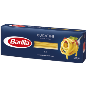 Макарони BARILLA 9 BUCATINI вермішель, 500г, 24шт/ящ