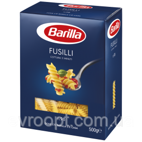 Макарони BARILLA 98 FUSILLI спіраль, 500г, 12шт/ящ