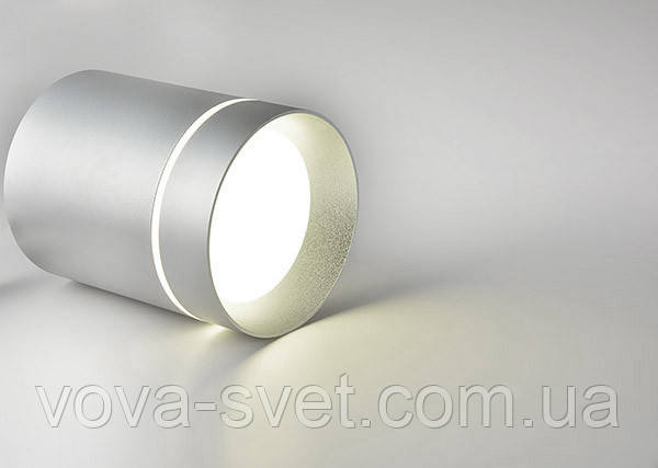 Накладной точечный светильник LED - 12w [ Aluminium Silver ] - фото 3 - id-p722420408