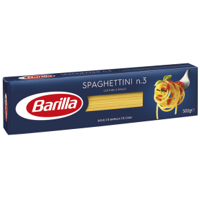 Макарони BARILLA 3 SPAGHETTINI, 500г, 24шт/ящ