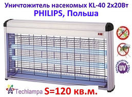 Знищувач комах KL-40 2х20 Вт Philips, Польща