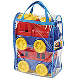 Поїзд із вагоном, пластиковий Юніка (0651), фото 2