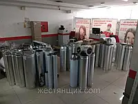 Димоходи Сендвіч Ø125 неіржавка/оцинковка 0,5 мм AISI430