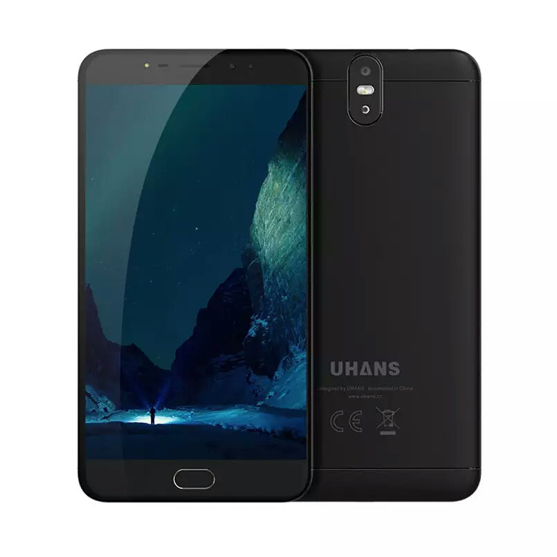 Смартфон UHANS MAX 2 Black 6.44" FHD 4/64 ГБ 13+13Мп 4300 мА·год