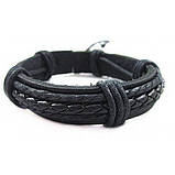 Чоловічий шкіряний браслет, фото 2