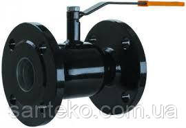 Кран 11с33п кульовий фланцевий сталевий breeze Ру=16 Ду50/40, фото 1