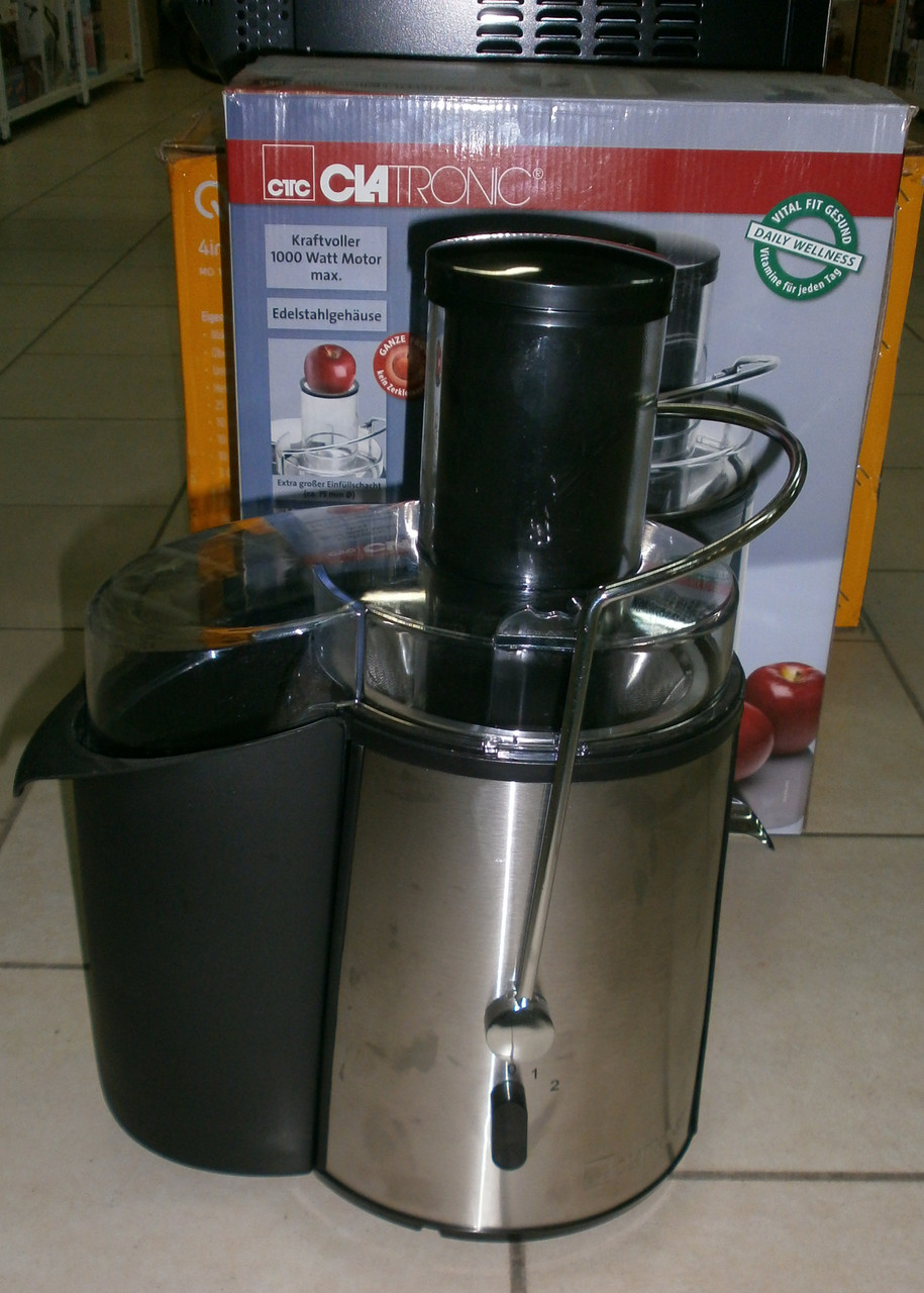 Нова німецька центрифужна соковижималка з Німеччини Clatronic AE3532 з гарантією