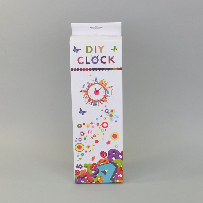 Часы настенные 3D наклейки "DIY" от 50 до 70 см цвет серебро (ZH520-S) - фото 2 - id-p722569640