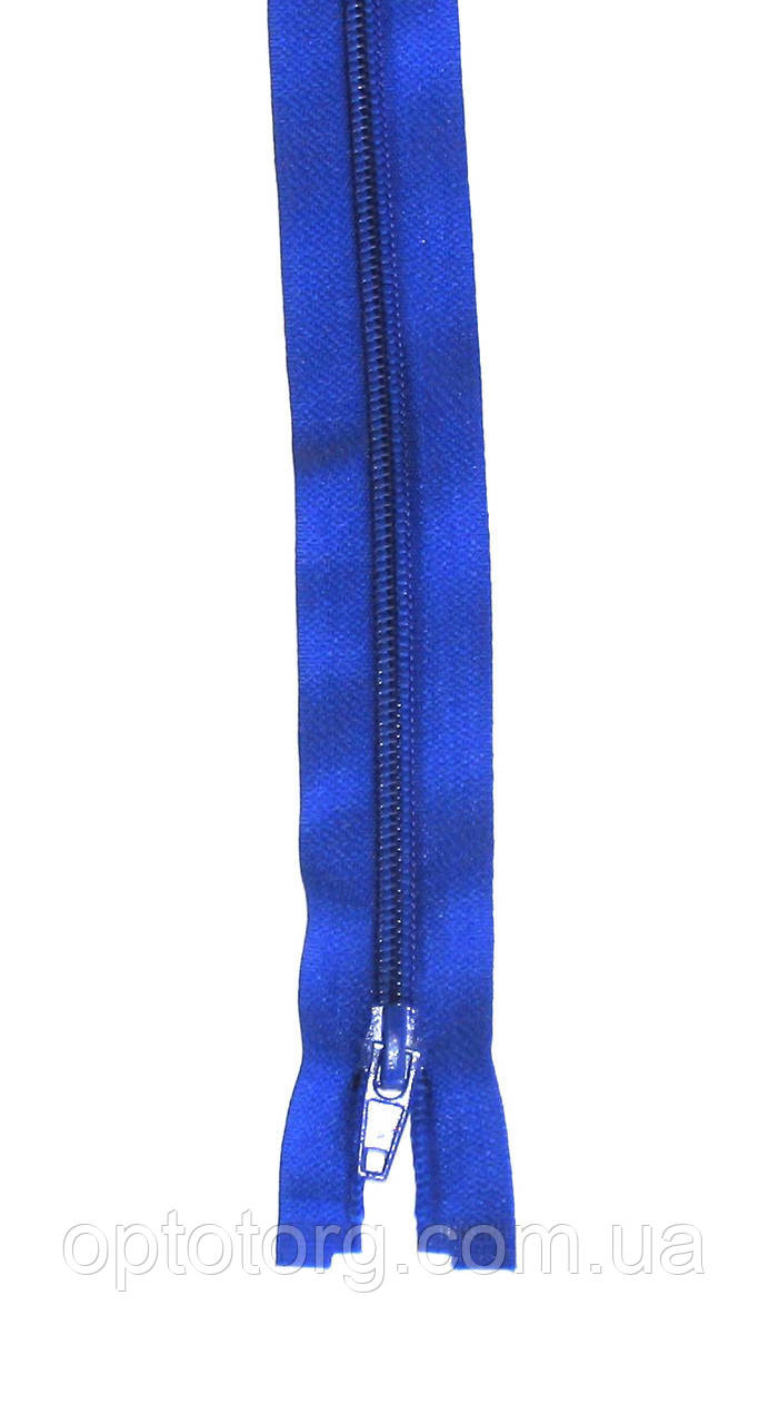 Спіральна блискавка Електрик 80см Тип 5 роз'ємна з одним бігунком пластикова