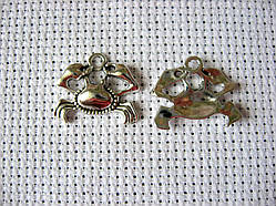 Підвіска металева. Краб, 16х19 мм