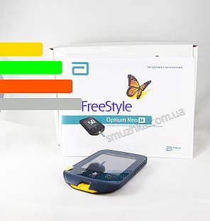 Глюкометр Freestyle Optium Neo H - Фрістайл Оптіум Нео H, фото 3